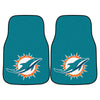 NFL - Miami Dolphins Carpet Car Mat Set - 2 Pieces