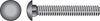 Hillman 1/2 in. X 4-1/2 in. L Zinc-Plated Steel Carriage Bolt 25 pk