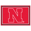 University of Nebraska 5ft. x 8 ft. Plush Area Rug