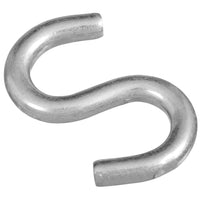 V2076 2" Heavy Open S Hook - Zinc