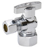 BK Products ProLine 3/8 in. Compression X 5/8 in. Compression Brass Angle Stop Valve