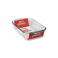 Pyrex 1134516 9 X 13 X 3 Clear Glass Deep Baking Dish