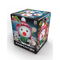 Mindscope Animat3D Multicolored Mr. Chill Snowman Indoor Christmas Decor 10 in.