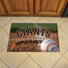 MLB - San Francisco Giants Camo Rubber Scraper Door Mat