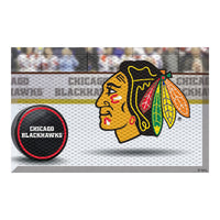 NHL - Chicago Blackhawks Rubber Scraper Door Mat