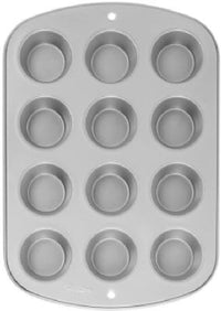 Wilton 4.3 in. W X 15.4 in. L Muffin Pan Silver