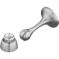 V244 3â€ Magnetic Rigid Door Stop with Catch - Satin Nickel