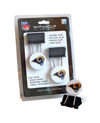 Gameday Greats MyFanClip Los Angeles Rams Multi-Purpose Clip Metal/Plastic 2 pk