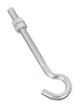 National Hardware N221-689 5/16" Zinc Plated Hook Bolt