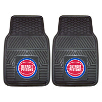 NBA - Detroit Pistons Heavy Duty Car Mat Set - 2 Pieces