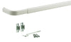 Kenney Enamel White Curtain Rod 48 in. L X 86 in. L