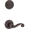 Kwikset Lido Venetian Bronze Lever and Single Cylinder Deadbolt 1-3/4 in.