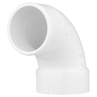 Charlotte Pipe Schedule 40 3 in. Hub X 3 in. D Hub PVC Street Elbow 1 pk