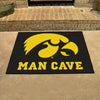 University of Iowa Man Cave Rug - 34 in. x 42.5 in.