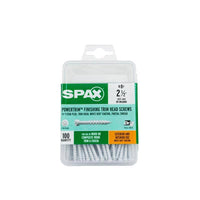 SPAX PowerTrim No. 8 Label X 2-1/2 in. L Star Trim Head Trim Screws 0.8 lb 100 pk