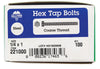 Hillman 1/4 in. D X 1 in. L Zinc Plated Steel Hex Tap Bolt 100 pk