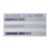 C2O Coconut Water With Pineapple Juice And Coconut Pulp  - Case of 12 - 17.5 FZ