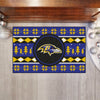 NFL - Baltimore Ravens Holiday Sweater Rug - 19in. x 30in.