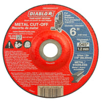 Diablo 6 in. D X 7/8 in. S Steel Metal Cut-Off Disc 1 pc (Pack of 10)