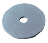 3M 20 in. Dia. Non-Woven Natural/Polyester Fiber Floor Polishing Pad Blue (Pack of 5)