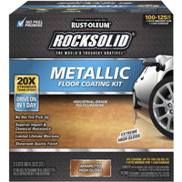 Rust-Oleum RockSolid Amaretto Epoxy Floor Paint 70 oz. (Pack of 2)