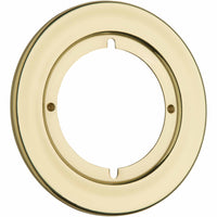 334x15 Round Pocket Door Lock Passage - Satin Nickel