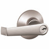 Schlage Elan Satin Chrome Entry Lockset 1-3/4 in.