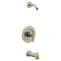 Brushed nickel Posi-Temp(R) tub/shower