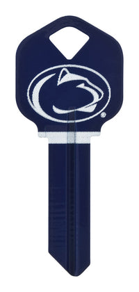 Hillman Penn State Painted Key House/Office Universal Key Blank Single (Pack of 6).