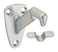 National Hardware Silver Zinc Die Cast w/Steel Strap Handrail Bracket 3.31 in. L 250 lb