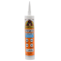 Gorilla White Silicone All Purpose Sealant 10 oz. (Pack of 12)