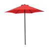 Living Accents 7.5 ft. Red Market Umbrella