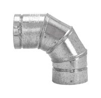 Selkirk 3 in. Dia. x 3 in. Dia. Adjustable 90 deg. Aluminum Stove Pipe Elbow (Pack of 2)