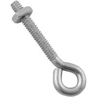 MP2160B 3/16" X 2" Eye Bolt W/Nut - Zinc Plated