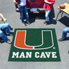 University of Miami Man Cave Rug - 5ft. x 6ft.