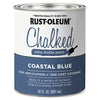 Rust-Oleum Chalked Ultra Matte Coastal Blue Water-Based Chalk Paint 30 oz. (Pack of 2)