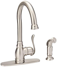 SPOT RESIST STAINLESS ONE-HANDLE HIGH ARC KITCHEN FAUCET