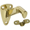 National Hardware Gold  Solid Brass Handrail Bracket 3.38 in. L 250 lb (Pack of 5).