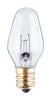 Westinghouse 4 W C7 Specialty Incandescent Bulb E12 (Candelabra) White 4 pk