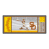 MLB - San Diego Padres Retro Collection Ticket Runner Rug - 30in. x 72in. - (1969)