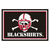 University of Nebraska Blackshirts 5ft. x 8 ft. Plush Area Rug