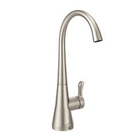 Spot resist stainless one-handle high arc beverage faucet