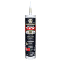 General Electric Almond Supreme Silicone Kitchen/Bath Caulk Sealant 10.1 oz. (Pack of 12)