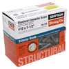 Simpson Strong-Tie Strong-Drive No. 10 Sizes X 1-1/2 in. L Star Hex Head Structural Screws 0.8 lb 10