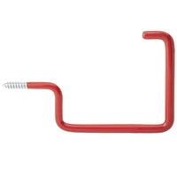 National Hardware 6 in. L Vinyl Coated Red Steel Large Screw Hook 15 lb. cap. 1 pk