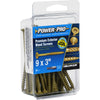 Hillman Power Pro No. 9  x 3 in. L Star Flat Head Exterior Deck Screws 50 pk