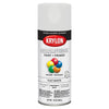 Krylon ColorMaxx Flat White Paint + Primer Spray Paint 12 oz (Pack of 6)