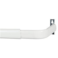 Kenney White Curtain Rod 80 in. L X 120 in. L