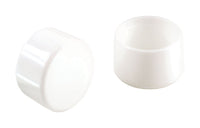 Shepherd Hardware Plastic Leg Tip White Round 4 pk