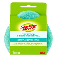 3M Scotch-Brite Non-Scratch Shower Scrubber Refill For Bath and Tile 1 pk (Pack of 6) - Deal of The Week